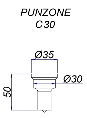 Punzone C30 - Omera