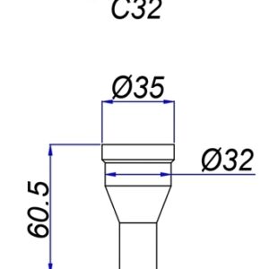 Punzone C32 - Ficep -