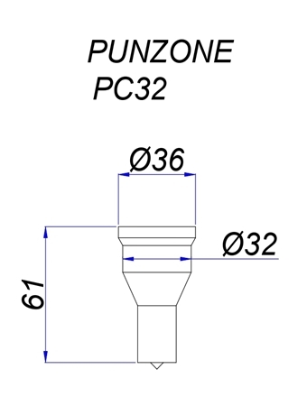 Punzone PC32 - Ims -